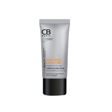 تصویر  کرم ضد آفتاب پوست نرمال تا خشک SPF50 سی بی پاریس - بی رنگ