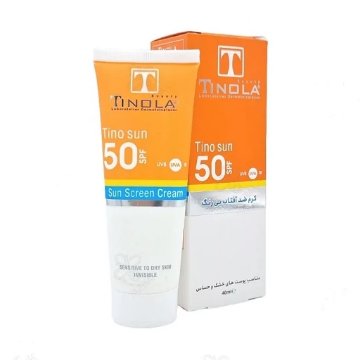 تصویر  کرم ضد آفتاب SPF 50 پوست خشک تینولا - بی رنگ 