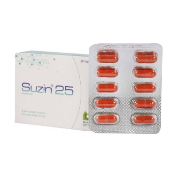تصویر  کپسول زینک سولفات سوزین 25 میلی گرم الحاوی - 30 عددی