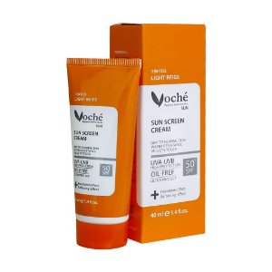 تصویر  کرم ضد آفتاب SPF50 وچه مناسب پوست خشک و معمولی - بژ روشن