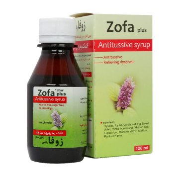 تصویر  شربت ضدسرفه زوفا پلاس نیاک - 120 میلی لیتر