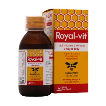 تصویر  شربت مولتی ویتامین مینرال رویال ویت رها حاوی رویال ژلی - 120 میلی لیتر
