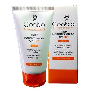 تصویر  کرم ضد آفتاب SPF50 پوست چرب و جوش دار کانبیو - رنگی