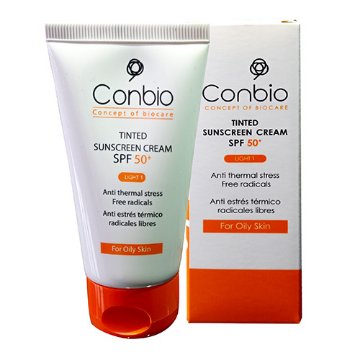 تصویر  کرم ضد آفتاب SPF50 پوست چرب و جوش دار کانبیو - رنگی