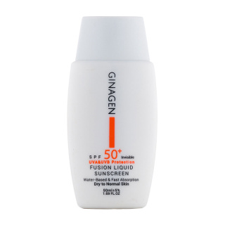 تصویر  کرم ضد آفتاب SPF50 فیوژن واتر پوست خشک و معمولی ژیناژن – بی رنگ