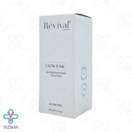 محلول پاک کننده آرایش و روشن کننده AHA رویوال - 150 میلی لیتر