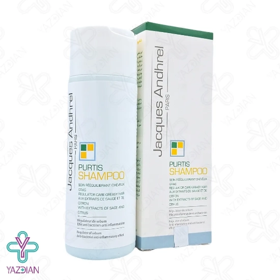 شامپو متعادل کننده موهای چرب ژاک آندرل پاریس - 200 میلی لیتر
