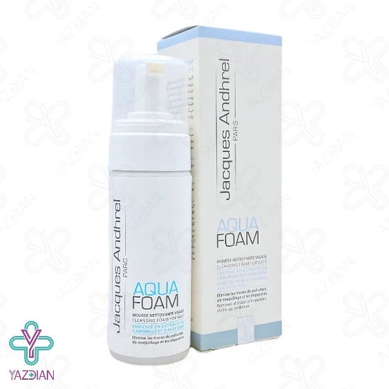 فوم شستشوی پوست خشک و حساس ژاک آندرل - 150 میلی لیتر