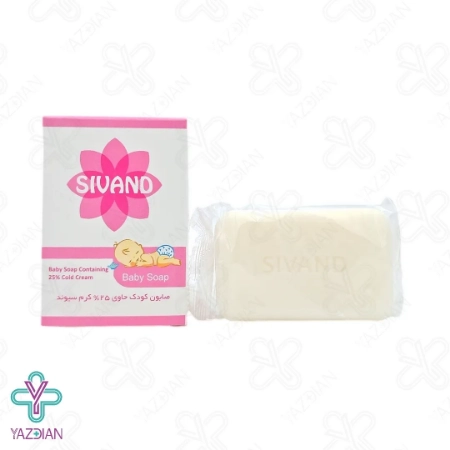 صابون مرطوب کننده کودک حاوی 25 درصد کرم سیوند - 90 گرم