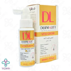لوسیون تقویت کننده موی سر بانوان ویتا گرو درمالیفت - 60 میلی لیتر