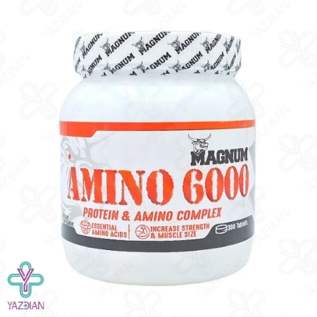 قرص آمینو وی 6000 مگنوم - 300 عددی