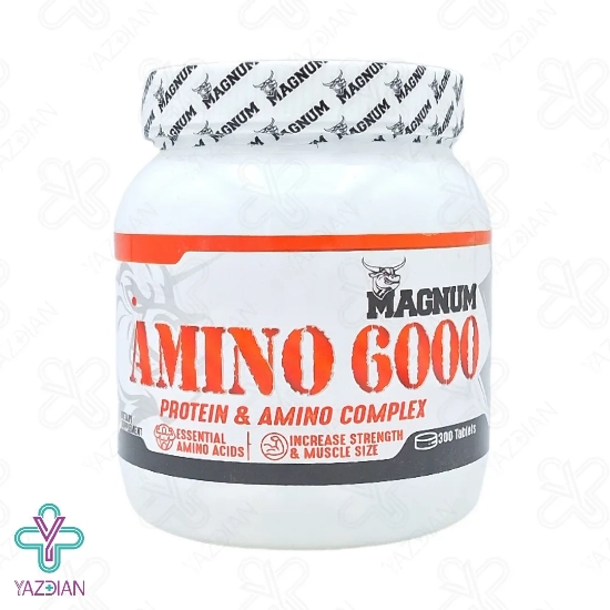 قرص آمینو وی 6000 مگنوم - 300 عددی
