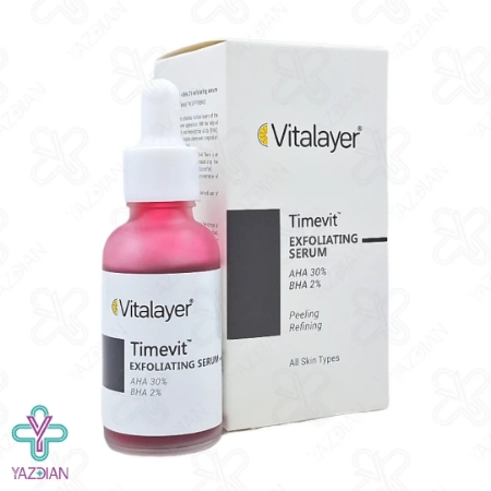 سرم لایه بردار قوی AHA تایم ویت ویتالیر - 30 میلی لیتر