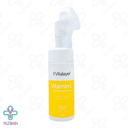 فوم شستشوی صورت ویتامین ث ویتالیر - 150 میلی لیتر