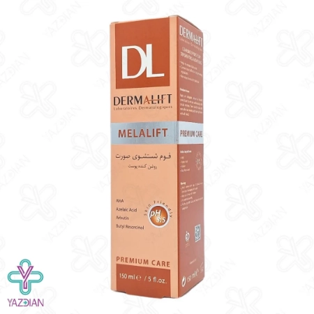 فوم شستشوی صورت روشن کننده و ضدلک ملالیفت درمالیفت - 150 میلی لیتر	