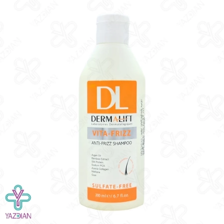 شامپو موهای مجعد و فر ویتا فریز درمالیفت - 200 میلی لیتر