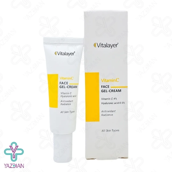ژل کرم روشن کننده ویتامین ث ویتالیر - 30 میلی لیتر	