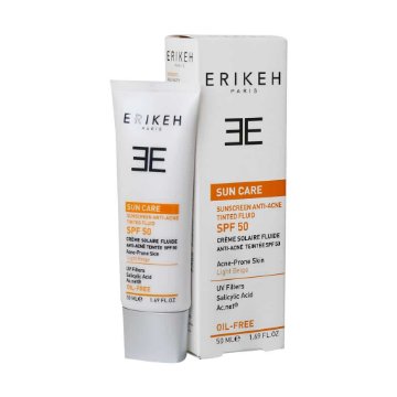 تصویر  فلوئید ضد آفتاب و ضد جوش SPF50 فاقد چربی اریکه – بی رنگ