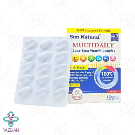 قرص تقویت کننده مولتی دیلی سان نچرال - 30 عددی	