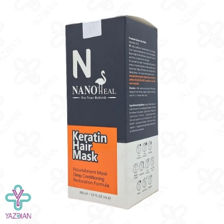 ماسک مو فاقد سولفات موهای کراتینه نانوهیل با آبکشی - 300 میلی لیتر	
