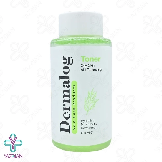 تونر پاک کننده صورت پوست چرب درمالوگ - 250 میلی لیتر