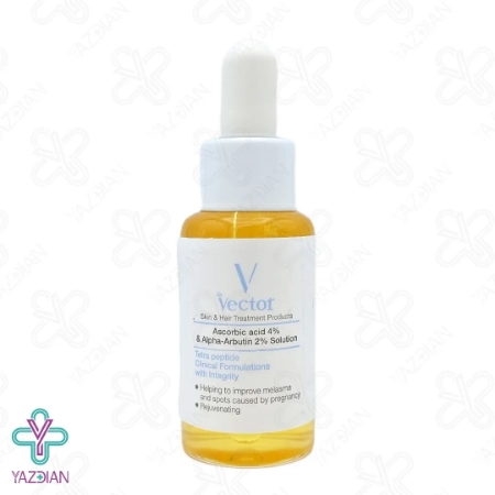 سرم ضد لک آسکوربیک اسید 4% و آلفا آربوتین 2% وکتور - 30 میلی لیتر	