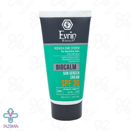 کرم ضد آفتاب SPF30حساس بایو کالم اورین - بی رنگ