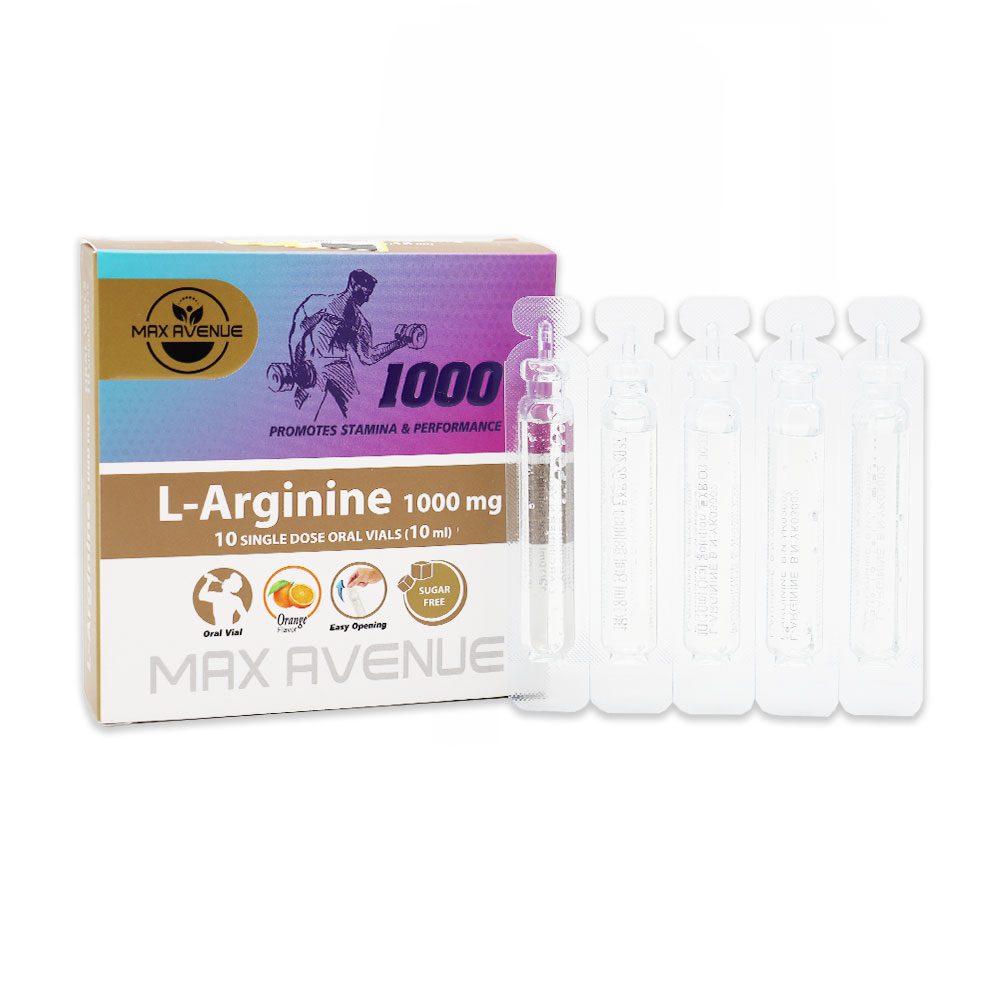 ویال خوراکی ال آرژنین 1000 مکس اونیو – 10 عددی