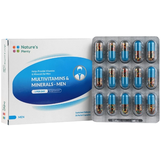 کپسول مولتی ویتامین مینرال آقایان نیچرز پلنتی - 30 عددی