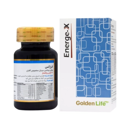 تصویر  قرص تقویت کننده انرژکس گلدن لایف  - 60 عددی