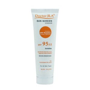 تصویر  کرم ضد آفتاب SPF 95 انواع پوست دکتر ژیلا - بی رنگ