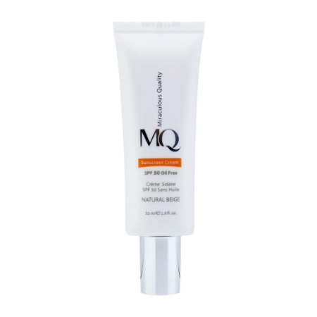 تصویر  کرم ضد آفتاب SPF 50 فاقد چربی ام کیو MQ - بژ طبیعی
