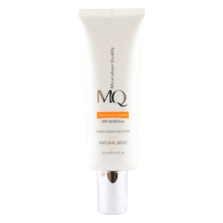 تصویر  کرم ضد آفتاب و ضد لک SPF 50 ام کیو MQ مدل بایوتچ - بژ طبیعی