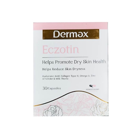 تصویر  کپسول اگزوتین درمکس سلامت پوست خشک - 30 عددی