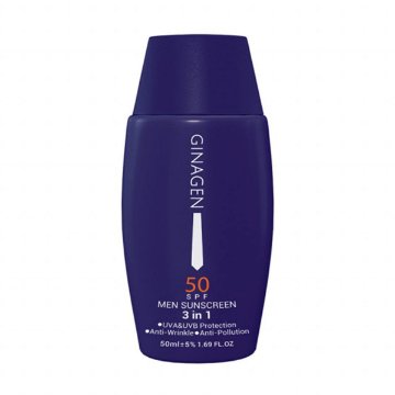 تصویر  کرم ضد آفتاب SPF50 آقایان ژیناژن (3 در 1) - بی رنگ                                     