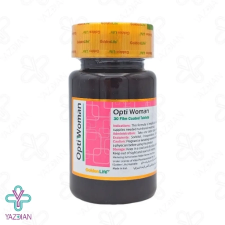 قرص تقویت کننده بانوان اپتی وومن گلدن لایف - 30 عددی