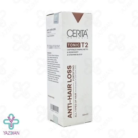تونیک تقویت کننده و ضدریزش مو T2 سریتا - 50 میلی لیتر