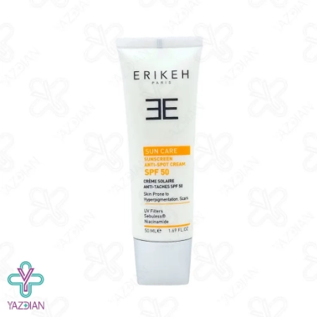کرم ضد آفتاب ضد لک SPF50 اریکه - بی رنگ 