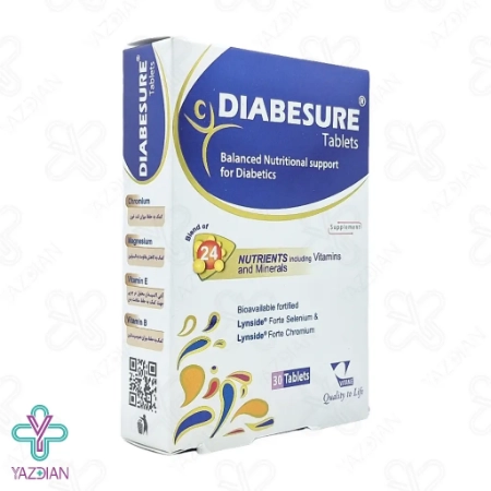 قرص مولتی ویتامین دیابتی دیابشور ویتان - 30 عددی	