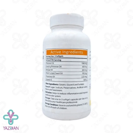 سافت ژل امگا 3.6 سوپر میکس آنتی ایجینگ - 60 عددی