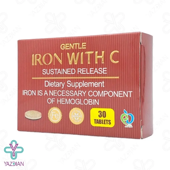 قرص آهن با ویتامین ث برانسون - 30 عددی