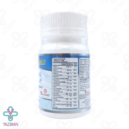 قرص تقویت کننده بانوان پریناتال فورمولا نچرال ورد - 30 عددی