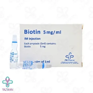 آمپول تقویت مو بیوتین 5 پارس بهروزان جم - 6 عددی