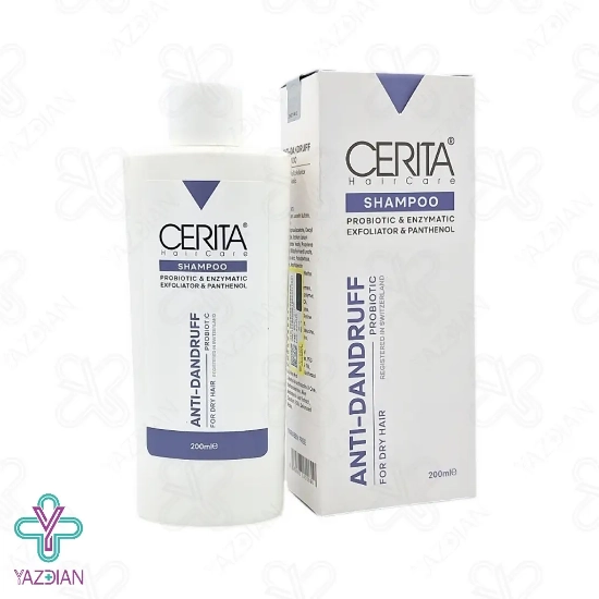 شامپو ضد شوره سریتا مناسب موهای خشک - 200 میلی لیتر