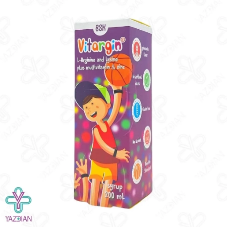شربت تقویت کننده و افزایش رشد کودکان ویتارژین بی اس کی - 200 میلی لیتر