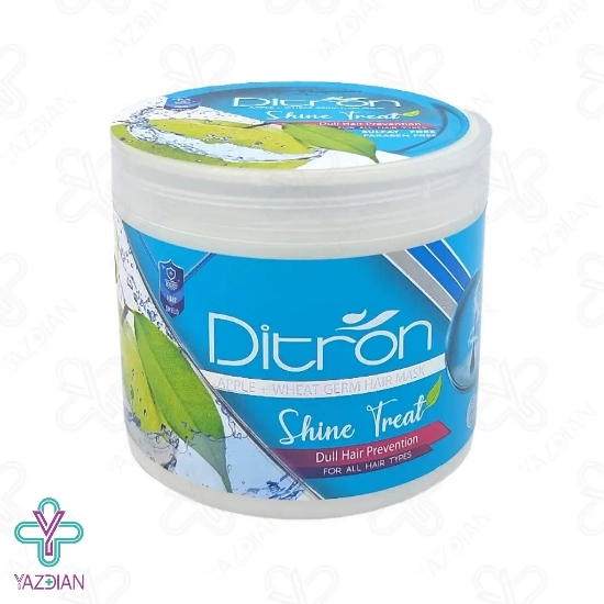 ماسک موی سیب دیترون تغذیه کننده و نرم کننده انواع مو ( با آبکشی ) - 400 میلی لیتر	