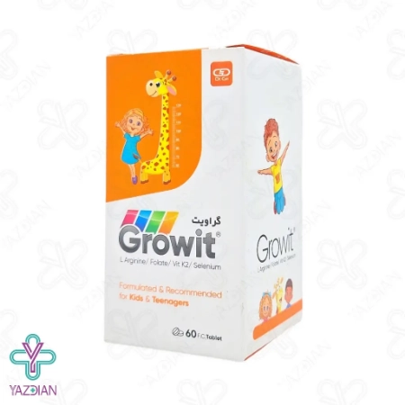 قرص تقویت رشد کودکان مولتی ویتامین گراویت دکترگیل - 60 عددی