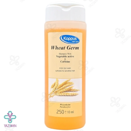 شامپو موهای چرب جوانه گندم کاپوس هیر کر - 250 میلی لیتر