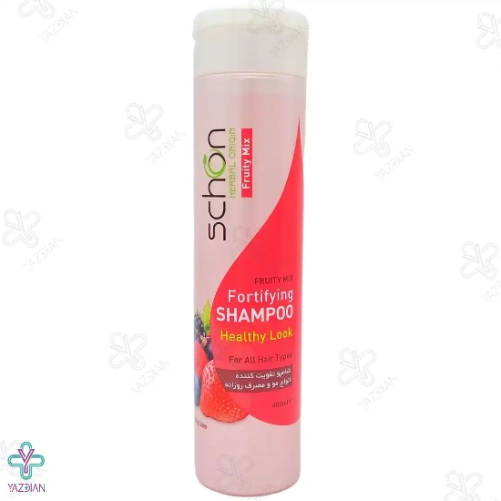 شامپو تقویت کننده و ضد ریزش فروتی میکس شون - 400 میلی لیتر	