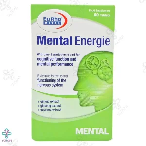 قرص تقویت مغز منتال انرژی یورویتال - 60 عددی	